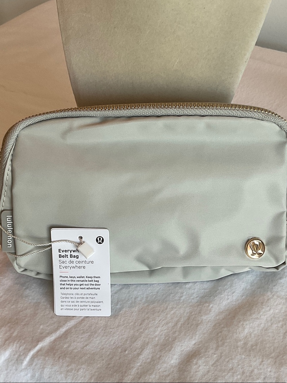 Lululemon NWT Everywhere Belt Bag Soft Gray